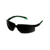 Solus™ 2000 Safety Glasses, Black/Green frame, Anti-Scratch + (K), IR 5.0 Grey Lens, S2050ASP-BLK, 20/Case